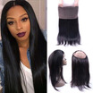 360 Lace Frontal Closure With Bundles Malaysian Virgin Hair With Closure Straight Hair Pre Plucked 360 Lace Frontal With Bundle