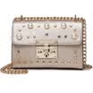 DEER LOVE small square package new pearl rivet chain fashion cute shoulder Messenger bag LE17632 gold&silver color