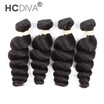 HCDIVA Brazilian Hair Weave Bundles Unprocessed 100 Human Virgin Hair Brazilian Loose Wave Cheap Brazilian Hair 4 Bundles