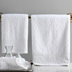 Kang Xin five-star hotel towel soft cotton absorbent cotton jacquard brown coffee color 15080cm