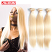 613 Blonde Virgin Remy Hair Straight 3 Bundles Human Hair Extension 100 Unprocessed Brazilian Straight Blonde Hair Weave
