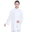 Li Ning Taiji Men&women martial arts practicing uniforms tai chi clothing fitness aerobics morning exercises practicing suit suit classic white S