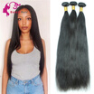 Udainty 8A Peruvian Virgin Human Hair Straight 3 Bundles 100 Unprocessed Silky Human Hair Natural Color