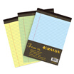 KAISA VERITAS series A4 US-made paper 70g thick color paper Legalpad Notepad draft with tear-off line 50 3 Pack
