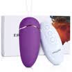 EROCOME Heating Jump Egg Massager Vibrating Rod for Women Purple Adult Sex Supplies