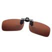 DUSENNA Polarized Sunglasses Clips Sunglasses Clips Men Driving Myopia Glasses Clips Driving Mirrors Womens Day Brown