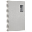 Qixin COMIX A5 50 double spiral PP face book Notepad soft copy notebook Compera original series C7003 white