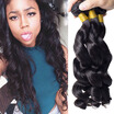 Malaysian Virgin Hair Loose Wave Hair 3 Bundle Deals Malaysian Hair Loose Wave 7A Unprocessed Virgin Hair Bundle Deals