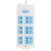 Long J6331 full length 18 m six hole with child protection door total control switch converter socket plug plug board drag board