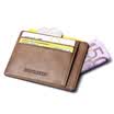 BOSTANTEN BOSTANTEN paquete de tarjetas tarjeta de visita capa del mandril de cuero retro delgado licencia de conducir de cuero billetera banco tarjeta de juegos mini billetera pequeña billetera hombres y mujeres B7162021 caqui