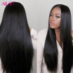 Alot Peruvian virgin Hair With Closure 3pcs Peruvian straight Hair With Closure Unprocessed Human Hair Weave With Lace Closures