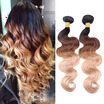 7A Ombre Peruvian Virgin Hair Body Wave Unprocessed Soft Hair Peruvian Body Wave 3 Bundles Ombre Good Cheap Peruvian Virgin Hair