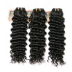 YAVIDA Hair Brazilian Deep Wave 3 Bundles Brazilian Curly Virgin Hair 7A Unprocessed Brazilian Virgin Hair Deep Wavy Human Hair We
