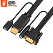 Rui Hao REVOFREE CY279 HDMI to VGA Line HD Turn VGA Converter Connector Box Set-top box Notebook Connection Display Projector Line Audio 05 Meter