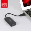 UNITEK usb to DVI VGA converter usb30 external graphics high-definition interface multi-screen adapter computer connection TV display adapter cable Y-3801