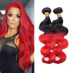 7A Ombre Peruvian Virgin Hair Body Wave Unprocessed Soft Hair Peruvian Body Wave 3 Bundles Ombre Good Cheap Peruvian Virgin Hair