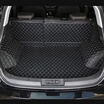 Huashi Honda CRV trunk mat 17 new crv full surrounded by car leather trunk mat crv special tail box mat crv modified interior accessories 6 piece set business black
