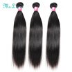Fashion Hair Malaysian Straight Hair Bundles 3 Piece Lot No Shedding No Tangle Malaysian Virgin Human Hair