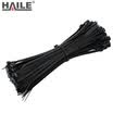 Haile ZD-25H-100 black nylon cable ties multi-function strap 5 250mm 100