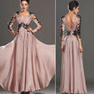 CANISSexy Lace Chiffon Evening Formal Party Cocktail Prom Gown Bridesmaid Long Dress