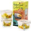 Jingdong Supermarket Sanguang clouds glasslock Korea imported baby food box tempered glass lunch box microwave oven bowl preservation box sealed lunch box GL544 210ml 3