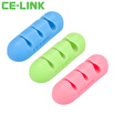 CE-LINK Winder Cable Storage Fixed Power Cables Cable Manager Cable Clips Desktop Computer Cable Clips Cable Ties Cable Wrapping Machine Three-Pack 3963