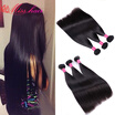Malaysian Virgin Hair Straight Grade 7A Unprocessed Virgin Human Hair Straight Hair Extensions Malaysian Straight Hair 3 Bundles