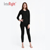 INTERIGHT Women&39s Cotton Thermal Underwear Black L