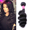 Virgin Indian Hair Weave 3pcs Lot 100 Unprocessed Virgin Indian Loose Wave Hair Indian Loose Wave Human Hair Bundles