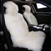 Antarctic people nanjiren wool cushion winter car seat mat pad car mat lambskin long hair single seat cushion cushion winter car front row single seat pearl white