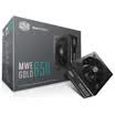 CoolerMaster rated 650W MWE650 computer power supply 80PLUS Gold DCtoDC architecture 45 ° lossless output 3 years renewal desktop power
