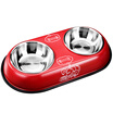 Hanhan Paradise Cat Bowl Bowl Dog Bowl Cat Basin Pet Drinking Water Feeding Double Bowl Cat Food Pot Cat Grain Cookies Dog Supplies Automatic Water Thicker Powder
