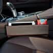 Di Galen car seat quilting storage box multi-function slot storage box car supplies storage bag brown