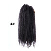 18" Marly Hair Crochet Braids 30 Roots Bug Marley Braiding Hair Synthetic Bulk Hair Extension Low Temperture Fiber Rated 50