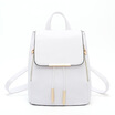 Fashion PU Leather Backpack School Bag Student Backpack Women Travel Bag with Golden Metal Zipper