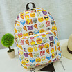 New Fashion Cartoon Cute Emoji School Backpack Bookbag Casual Travel Shoulder Bag