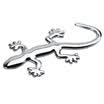 Fast MIXSUPER Rapid MIXSUPER Gecko Car Sticker 3D Solid Thickening Pure Metal Personality Sticker Avoidance Car Decoration Asylum Sticker Gold