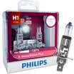 PHILIPS Car Headlight H1H4H7 Auto Front Bulb Automobiles Headlamp Fog Light 2 PCs 130 Better Beam Performance 3700k