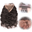 BHF hair virgin Body Wave 360 Lace Frontal Closure Malaysian Body Wave Frontal With Baby Hair Bleached Knots