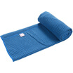 Pil Yoga is a dense fiber non-slip granule yoga shop towel blue