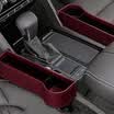 Huashi car storage box storage box car storage box seat quilting storage box special storage box - passion red pair