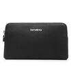 Samsonite boutique business cow leather handbag 68B09007 black medium
