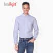INTERIGHT mens striped casual shirt