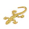 Fast MIXSUPER Rapid MIXSUPER Gecko Car Sticker 3D Solid Thickening Pure Metal Personality Sticker Avoidance Car Decoration Asylum Sticker Gold