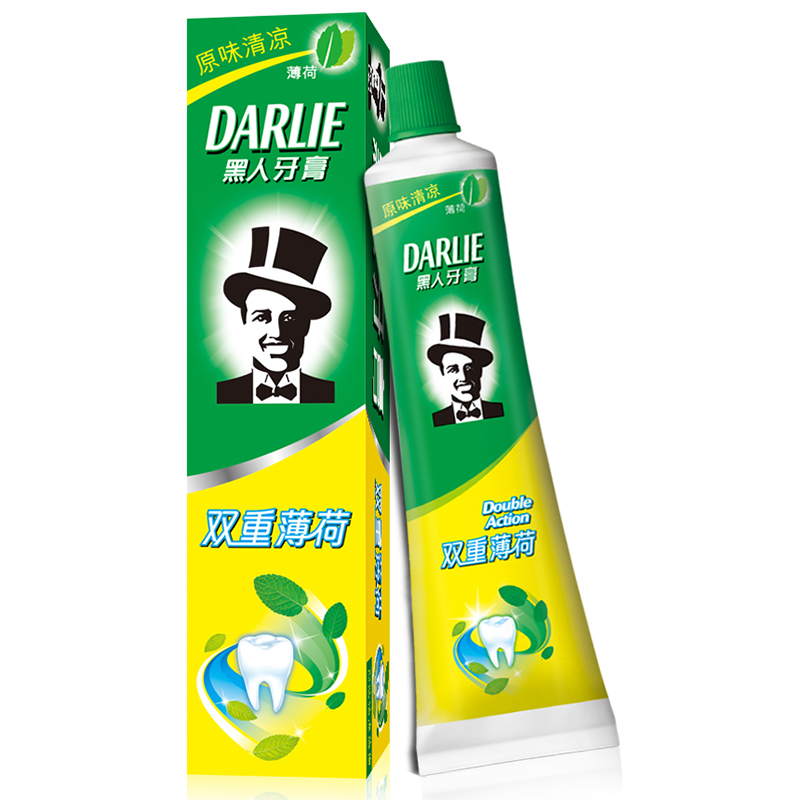 Black DARLIE double mint toothpaste 225g × 3