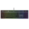 Rapoo V806 104-key OMRON shaft mechanical keyboard RGB backlit keyboard Gaming keyboard Gaming keyboard Gaming keyboard Black