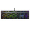 Rapoo V806 104-key OMRON shaft mechanical keyboard RGB backlit keyboard Gaming keyboard Gaming keyboard Gaming keyboard Black