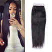 Brazilian Straight Lace Closure 7A Unprocessed Virgin Hair Free Middle 3 Part Closure 44 Brazilian Virgin Hair Lace Closure