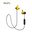 MOPS Professional Sports Wireless Bluetooth Headset Running Waterproof Earphone Mobile Phone Wire Headphone Earphone Primrose Yellow