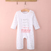 I love Mum Dad Baby Infant Boy Girl Bodysuit Cotton One-pieces Rompers 024M